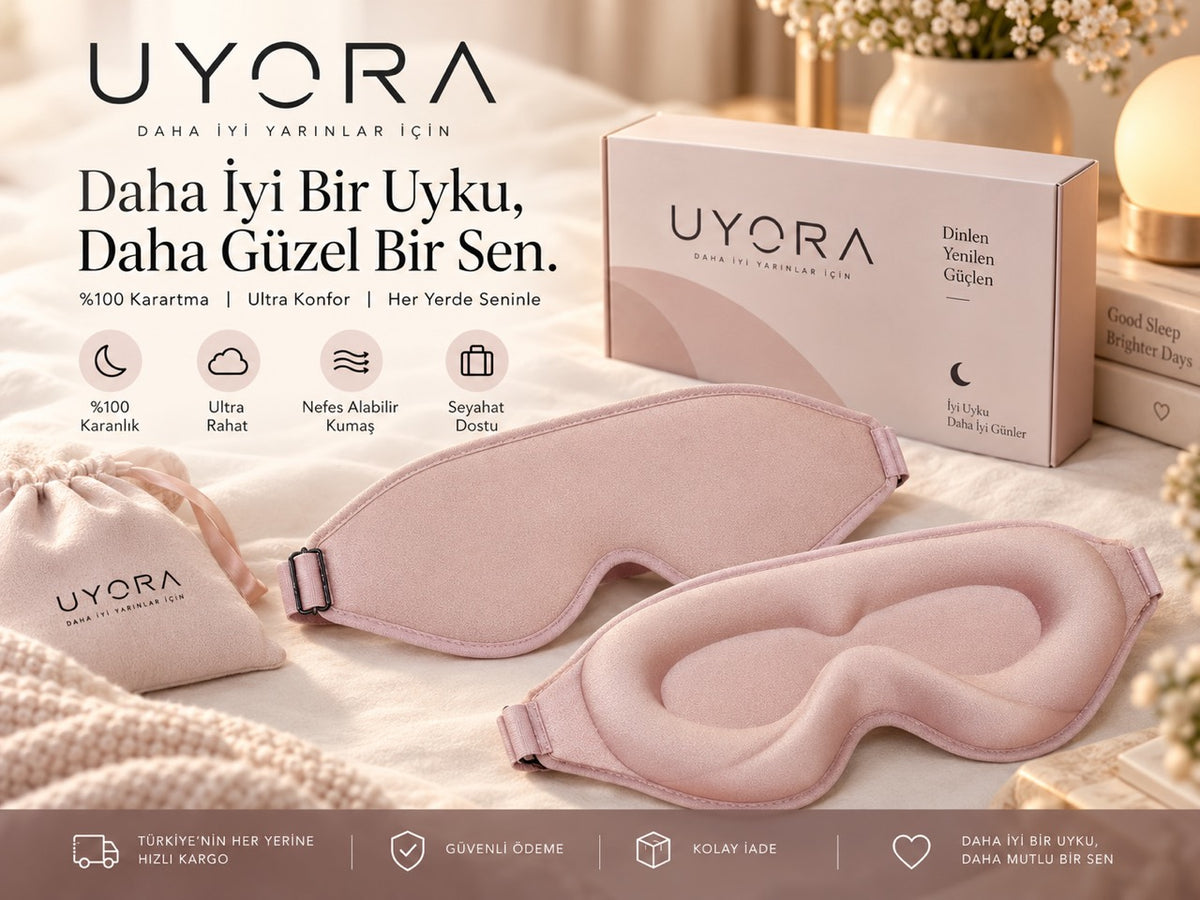 UYORA 3D Uyku Maskesi